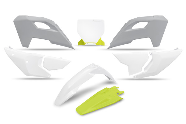 Plastic Kit OEM Color 24 for Husqvarna TC 250 - TC 150 - TC 250 HERITAGE - TC 125 HERITAGE - FX 350 HERITAGE - FC 450 HERITA... Plastic Kit OEM Color 24 for Husqvarna TC 250 - TC 150 - TC 250 HERITAGE - TC 125 HERITAGE - FX 350 HERITAGE - FC 450 HERITA...